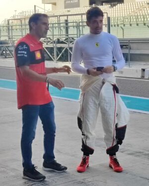 Marc Gené Instagram - Seeing @charles_leclerc drive the World Champion F2003GA at AbuDhabi was a memorable, unforgettable day…oggi si che posso dire…”mai visto questo”!! 🏎️❤️
