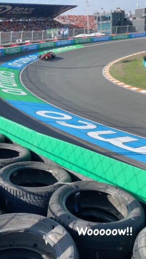 Marc Gené Instagram - The banking of T3 at Zandvort is amazing. Wooow….che curva peraltata!! @skysportf1 #DutchGP @scuderiaferrari