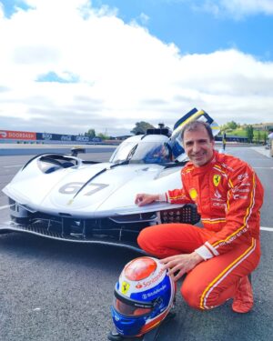 Marc Gené Instagram - Wooow…. che bello guidare la #499pmodificata a @racesonoma!! Such a fast and beautiful car!!! @ferrariraces