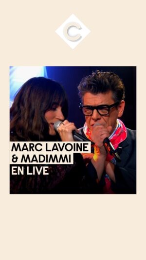 Marc Lavoine Instagram - 🎵 @marclavoineofficiel et @zoemadimmi en live sur la scène de #CàVous 🎵 

#cavous #marclavoine #chanson #musique