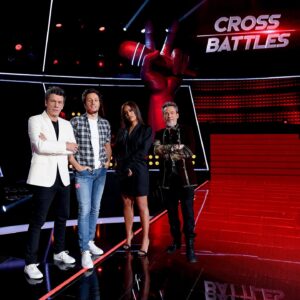 Marc Lavoine Instagram - Nouvelle étape dans #TheVoice ce soir : les Cross Battles avec @vianneymusique, @amelbent et @pagny_officiel ! 🎤

📸 @bureau233