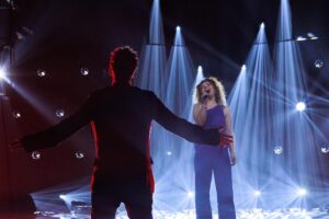 Marc Lavoine Instagram - On a beaucoup travaillé avec @carolinecostaofficial_ pour cette finale, j’ai hâte que vous voyiez le résultat demain soir sur scène 😘 ! #TheVoice 

📸 @marwan_photographer
