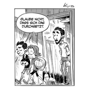 Marc-Uwe Kling Instagram - Neue Ideen haben es oft schwer …

#NeueIdeen #KaenguruComics #MarcUweKling #BerndKissel #Erziehung

Quelle: Die Känguru-Comics 2 - Du würdest es eh nicht glauben
Gezeichnet von @ein.kissel.buntes