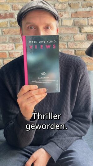 Marc-Uwe Kling Instagram - Heute erscheint mein neues Buch! Es heißt "Views" und ist zu meiner eigenen Überraschung ein Thriller geworden. Ich wünsche euch eine spannende Lektüre!

#Views #MarcUweKling #bookstagram