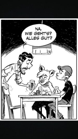 Marc-Uwe Kling Instagram - Werdet ihr auch ständig gefragt, ob alles gut ist? Wie soll man denn darauf antworten, ohne zu lügen? 
#livecomics #kängurucomics #marcuwekling #allesgut