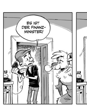 Marc-Uwe Kling Instagram - Also ein Mal schon mal, da hat der Finanzminister bei uns angerufen. Was er wohl wollte?

Quelle: Die Känguru-Comics 2: Du würdest es eh nicht glauben

#känguruchroniken #kängurucomics #marcuwekling #comicstrips #politik #europawahl
