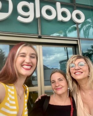 Marcela Citterio Instagram - Desde el primer momento, nos sentimos increíblemente bienvenidas. La calidez y el profesionalismo de @globoplay nos hicieron sentir como en casa. 

Gracias @leylaformoso ✨

@theorlandobooks