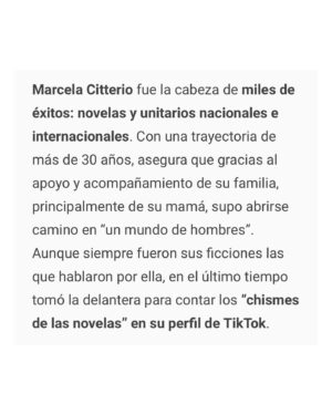 Marcela Citterio Instagram - Domingo de chismes con nota en TN! 🍿

Link de la nota completa en mis historias… 😉