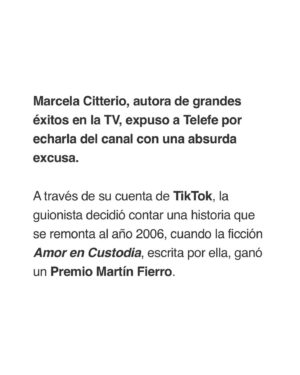 Marcela Citterio Instagram - Mi TikTok y los portales en llamas... revelando verdades que salen a la luz… 

@exitoina