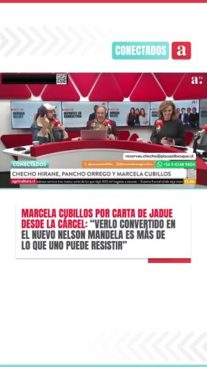 Marcela Cubillos Instagram - 📌 Esta mañana en #ConectadosenAgricultura conversamos sobre la carta 📩 que escribió el alcalde de Recoleta, Daniel Jadue, desde el interior del recinto penitenciario Capitán Yáber, tras ser decretada su prisión preventiva por el Tercer Juzgado de Garantía de Santiago.

✍🏼 En su carta, Jadue expresó: "Compañeros y compañeras, amigas y amigos, agradezco de corazón la solidaridad y el cariño que me dan la fuerza para resistir este trance…”.

🗣️ En ese contexto, la diputada Marcela Cubillo comentó irónicamente: "verlo convertido en el nuevo Nelson Mandela es más de lo que uno puede resistir”.

📡 Escucha el programa de lunes a viernes a partir de las 11:00 horas en la señal 92.1 FM o en nuestro canal de YouTube, Agricultura TV.