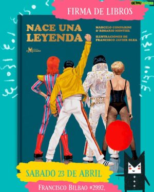 Marcelo Comparini Instagram - Mañana, día del libro, estaré firmando desde las 12:30 este libro junto a Rosario y Francisco Javier en Editorial Amanuta, Bilbao 2992