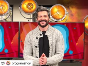 Marcelo Córdoba Instagram - Rumbo al gran final de @sosenamorando nos visitó esta mañana @marchelocordoba ¡No te lo pierdas este domingo a las 8:30 p.m. por #LasEstrellas! 🌟#sosmeestoyenamorando #actor #tvseries #telenovelas #lasestrellas