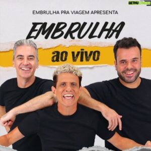 Marcelo Laham Instagram - Voces pediram e nós atendemos. Finalmente agora vocês vão poder assistir o Embrulha Ao Vivo no Teatro! Seus personagens preferidos mais um monte de esquetes inéditas viajando pelo Brasil pra  vocês se divetirem. Confira nossa agenda de shows, garanta seu ingresso e venha nos assistir. AGENDA NA BIO.

@marcelolaham 
@mauricio_de_barros 
@williansmezzacapa 
@philipsilveira 

#teatro #burrao #wesley #eugenio #comedia #embrulhapraviagem #embrulhasemroteiro