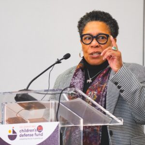 Marcia Fudge Instagram - Growing up, my family didn’t have much, but we had a home—a place where I felt safe. 

Too many children don't have that safe space. 

As Secretary, I am doing all I can to ensure kids who grow up like I did have a chance—and @childdefender1973 does the work to help us achieve that.