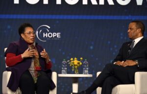 Marcia Fudge Instagram - I spoke at the @hopeglobalforum  this week on the ways we're working to close the racial wealth gap. 

At HUD, we are advancing that goal by reducing the barriers people face to obtaining affordable mortgage credit—like changing the way student loan debt is calculated.