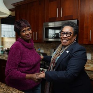 Marcia Fudge Instagram - I had the honor of visiting Ms. Linda Boyce in her home and hearing about her journey to becoming a first-time homeowner within the Nehemiah Spring Creek community in Brooklyn, NY. 

We at HUD are working hard to make sure stories like hers can be a reality for more Americans.