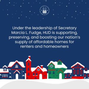 Marcia Fudge Instagram - I believe that everyone deserves to have an affordable place to call home.

HUD's #HomefortheHolidays is back this week to share resources to help connect more families to affordable housing this holiday season. 🏠🌟
