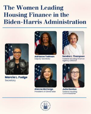 Marcia Fudge Instagram - Meet the women of the Biden-Harris Administration at the helm of the country’s housing finance system. Together, we are making history by expanding wealth-building opportunities, creating inclusive communities, and empowering people to build better futures for themselves and their families. #womenshistorymonth