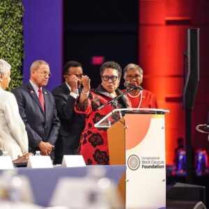Marcia Fudge Instagram - It was my honor to attend this year’s @cbcfinc Divine 9 Town Hall today. As former National President and a proud member of @dstinc1913, I had the pleasure of emphasizing the collective power of the Divine 9 sororities and fraternities. 

#CBCF #ALC52