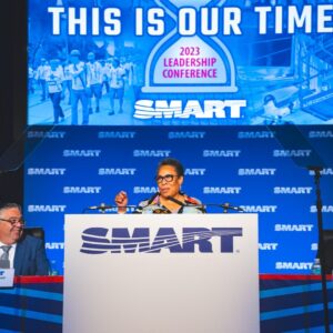 Marcia Fudge Instagram - This past week, I have been busy on the road visiting and engaging with communities across the country. 

Here’s a look into my week ⬇️

Image 2️⃣: I spoke at the @smartunionworks Annual Leadership Conference in Washington, DC about how the Biden-Harris Administration is committed to helping union members succeed by building the economy from the bottom up and the middle out.

Image 3️⃣: At the @nareb_realtist Annual Convention in Houston, TX, I announced a new partnership between @hudgov and NAREB to ensure housing counselors are prepared to confront appraisal bias and support impacted homeowners. 

Image 4️⃣: I visited @nyse last week, where Ginnie Mae President Alanna McCargo and I rang the closing bell at the New York Stock Exchange to celebrate the 55th Anniversary of Ginnie Mae, an agency that is so vital to our work to serve borrowers nationwide that have been historically left behind in the housing markets. 

Image 5️⃣: While in New York City, I also met with city officials, developers and community leaders in New York to discuss the ways we can increase the supply of affordable housing and lower housing costs.