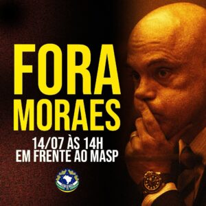 Marco Antônio Costa Instagram - 🇧🇷MANIFESTAÇÃO: Dia 14/07 às 14h em frente ao MASP na Av. Paulista. Vamos nos unir em um só grito: Fora Alexandre de Moraes! Impeachment já! 🔥