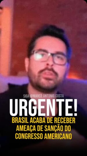 Marco Antônio Costa Instagram - 🚨BOMBA! Paulo Figueiredo acaba de afirmar no Fio Diario que o Brasil recebeu uma ameaça de sanção formal do Congresso dos EUA. Assista até o final!

Os alvos são Alexandre de Moraes, Rodrigo Pacheco, Carmen Lúcia, Arthur Lira e Luís Roberto Barroso.