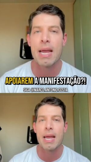 Marco Antônio Costa Instagram - 🚨ATENÇÃO: No dia 14 de julho, às 14 horas, em frente ao MASP, unam-se contra a censura e exijam o impeachment de Alexandre de Moraes.

A liberdade de expressão está sendo sufocada. Vamos frear esse ditador antes que ele destrua o Brasil. Sua participação é crucial. Junte-se a nós!