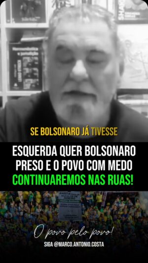 Marco Antônio Costa Instagram - 🚨URGENTE: A esquerda está indignada com a mobilização do povo brasileiro. Assista até o final!

Os “jornalistas” militantes e Lenio Streck, professor e amigo de ministros do STF, dizem que Marcel Van Hattem e eu deveríamos ser incluídos no inquérito do STF. Streck ainda afirma que, se Bolsonaro estivesse preso, a manifestação não teria ocorrido. Além disso, a “jornalista” fez piada com Daniel Silveira, dizendo que ele não tem dinheiro para pagar a multa. 

Eles estão com medo da reação do povo que não se curvará mais diante da ditadura imposta. Continuaremos nas ruas, o povo pelo povo! 🇧🇷🔥