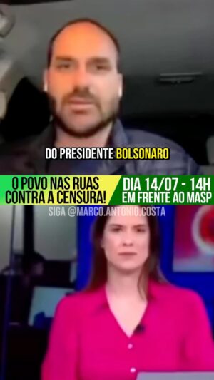 Marco Antônio Costa Instagram - 🚨URGENTE: Eduardo Bolsonaro destruiu narrativa das joias ao vivo agora na CNN.