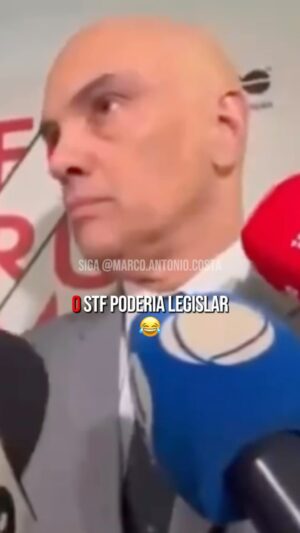 Marco Antônio Costa Instagram - 🤦‍♂️VEJA: O STF legislar se tornou tão frequente que tem até repórter se confundindo. A entrevista aconteceu em Portugal, no Fórum de Lisboa, na última sexta-feira.