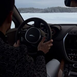 Marco Ferri Instagram - I spent the last weekend in the Swedish #Lapland, sleeping in a treetop house and learning how to drift this #DBX707 on a frozen lake 🔥😮‍💨 Only the @astonmartin family is able to make this kind of magic. Thank you for having me! 

#AstonMartin #IntensityDriven #Sweden #ArcticCircle #Drift