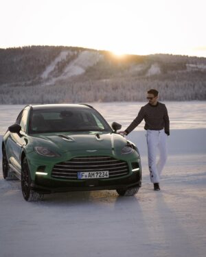 Marco Ferri Instagram - I spent the last weekend in the Swedish #Lapland, sleeping in a treetop house and learning how to drift this #DBX707 on a frozen lake 🔥😮‍💨 Only the @astonmartin family is able to make this kind of magic. Thank you for having me! 

#AstonMartin #IntensityDriven #Sweden #ArcticCircle #Drift