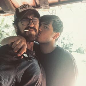 Marco Giallini Instagram - Rocco & Papà❤️ @giallinirocco