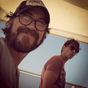 Marco Giallini Instagram - ...Io e Gigio , per Mare...