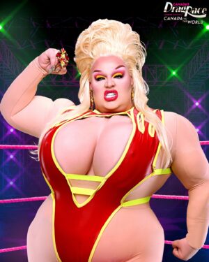 Marco Marco Instagram - To all my little Hulkamaniacs, say your prayers, take your vitamins and you will never go wrong!
.
Move over @kameronmichaels I been in the gym “PHAT Body Builder Barbie” #proportionizing but don’t worry I always shower after! 
.
@canadasdragrace Canada 🇨🇦 vs the 🌎 
Premiere July 19th on:
@cravecanada @wowpresentsplus @bbcthree 
.
The LEWK
Hair: @wigsandgrace 
Jewels: @roxbycox 
Fit: @marcosquared 
Cosmetic donation @esthers_styles @acidbetty
.
Special Thank You @pegmgmt