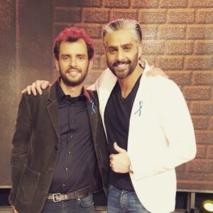 Marco Méndez Instagram - Con Jonás Cuarón ! Aquí chingon jaja