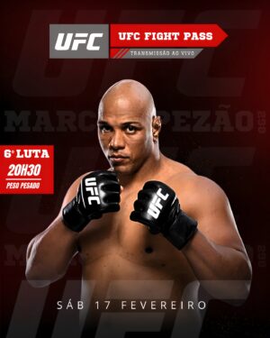 Marcos Rogério de Lima Instagram - É amanhã Dia 17 de Fevereiro, a luta será transmitida no UFC Fight Pass às 20:30, disponível no aplicativo para Android e IOS. Vamos com Tudo ✌🏾👊🏾🦍🇺🇸🇧🇷

.
.
.
.
#ufc #ufc298 #ufcfightpass #pezao011 #ufcbrasil