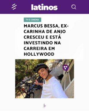 Marcus Bessa Instagram - Nem palavras pra agradecer… Obrigado pela matéria linda @latinosbrasil 💜 @assessoriacintra 

-🇺🇸 
No words to thanks it! Im very grateful, thank u so much for this article @latinosbrasil I appreciate it! 💜