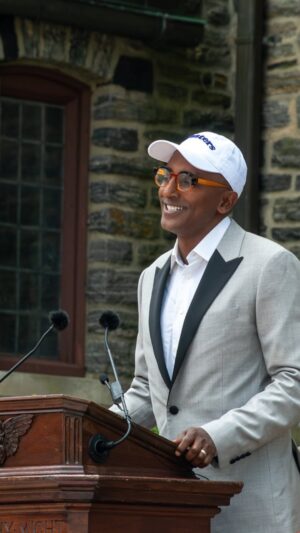 Marcus Samuelsson Instagram - Thank you @mastersschool for inviting me to speak at this year’s Commencement. It’s always an honor to celebrate young people taking the next big step in their lives. Congratulations to all the graduates of the Class of ‘24!