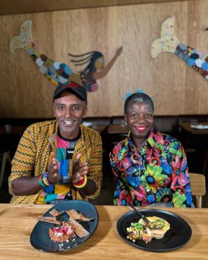 Marcus Samuelsson Instagram - This conversation with my dear friend and art curator @ThelmaGolden, about how good food brings people and cultures closer together, was deeply personal and really something special. We started at the very beginning of my story (including what I think we ate when our mother walked 75 miles with us from our small town in Ethiopia to the hospital in the capital!) and how my fascination and reverence for food evolved from there. I am honored to share this conversation with the @Ted community and all of you! Click the link in my bio to watch!