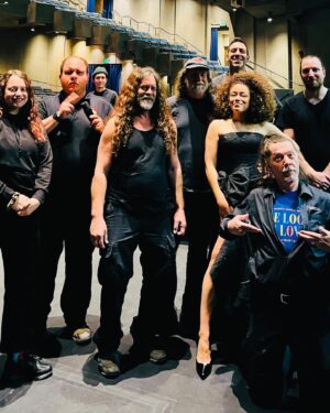 Marcy Harriell Instagram - Back in black this past weekend at @cal_performances with @markmorrisdance and got my fondest wish when the Zellerbach Hall crew happily piled in for pictures!!! This gang took the BEST care of us.

Performing for this magnificent bunch of humans—backstage, onstage, and in the audience—was a true gift💗

(Thanks Johan—our technical director in the last pic!—for snapping us. And y’know, for leading the technical ship 😎)

Ps. I’m really getting into sewing black gowns….this one is my own design👗

#markmorrisdancegroup #thelookoflove #burtbacharach #calperformances #zellerbachhall #thebespokebelter #instasew #blackgown #blackgirlmagic #marcyharriell