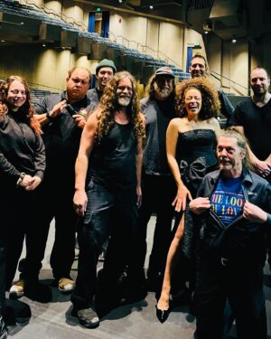 Marcy Harriell Instagram - Back in black this past weekend at @cal_performances with @markmorrisdance and got my fondest wish when the Zellerbach Hall crew happily piled in for pictures!!! This gang took the BEST care of us.

Performing for this magnificent bunch of humans—backstage, onstage, and in the audience—was a true gift💗

(Thanks Johan—our technical director in the last pic!—for snapping us. And y’know, for leading the technical ship 😎)

Ps. I’m really getting into sewing black gowns….this one is my own design👗

#markmorrisdancegroup #thelookoflove #burtbacharach #calperformances #zellerbachhall #thebespokebelter #instasew #blackgown #blackgirlmagic #marcyharriell