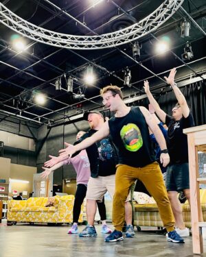 Marcy Harriell Instagram - little bitty photo 🎠
Week 4 of @huntersthompsonmusical at @lajollaplayhouse ….maybe it’s week 5? Who knows. We’re living in the mind of Hunter so it’s utter chaos, but with this wildly beautiful bunch of humans (whom I love so much I’m moved to tears just looking at them) it’s chaos of the very first order 💥
#hunterthompson #hunterthompsonmusical #lajollaplayhouse #huntersthompsonmusical #iconisandfamily