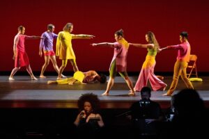 Marcy Harriell Instagram - working on my doctorate at the Steven Tyler School of Mouth🎓

Our last 2022 performance for @markmorrisdance group‘s #thelookoflove ! We hit @broadstage_sm @kennedycenter and, pictured here, @augpac —and you could not ask for more wide open arms 💗💗💗I’m missing lots of folks, but they’re all over my “MMDG” story highlight!

And yes, I added rouleau straps to my gown and closed up the front a bit cuz honey she was EXPOSED😳

Images by Molly Bartels/Courtesy of the Gogue Center at Auburn University.

#burtbacharach #haldavid #dionnewarwick #thebespokebelter #markmorrisdancegroup #livetheater #livemusic #danceisforeveryone #marcyharriell