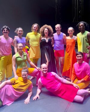 Marcy Harriell Instagram - 🎠 time:
a week in Santa Monica @broadstage_sm for the west coast premiere of The Look Of Love, an hour on my phone, and too many tags for instagram to handle. Tap the photos to meet these beautiful people!

1.THE BRILLIANT BREATHTAKING DANCERS OF MMDG CLAP YO HANDS Y’ALL
2.the beasts of the band, this pit is demonic
3.my savior
4.my other savior
5.you cannot survive without stage light and inner light and these four have BOTH: our lighting designer Nicole, and the magicians @bigtina1016 @malikizhere & @stream.of.content
6.this woman actually rules the world with the merest flick of her wrist: @juliaaweber
7.do not adjust your screens I am really 100% in black (and will be copying my girl’s dress)
8.Carl makes us sound so good the sun decided to shine specifically on him
9. Just always giving joy
10. @mykefaba and @catsinblack all smiles and ready for our east coast premiere…

DC @kennedycenter here we come! You’ll meet more people I missed
💗💗💗