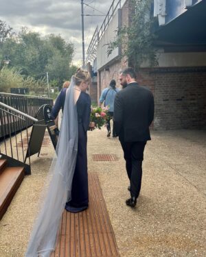 Margaret Clunie Instagram - September round up inc. trip to Scarborough feat hungover chip butty on the train platform, Alex & Tommy get wed, nights out, Portugal, MOG and desperately trying to get to grips with heatless curls