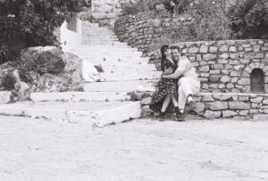Margaret Clunie Instagram - Greece in black and white including such hits as, beers on the balcony! Rain at the Acropolis! And life crisis about career choice of acting at the literal birth place of theatre!! Fun!