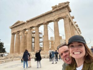 Margaret Clunie Instagram - Ended our Greek Odyssey with a whistlestop tour of Athens. I have now eaten more feta than any human being reasonably should.