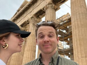 Margaret Clunie Instagram - Ended our Greek Odyssey with a whistlestop tour of Athens. I have now eaten more feta than any human being reasonably should.
