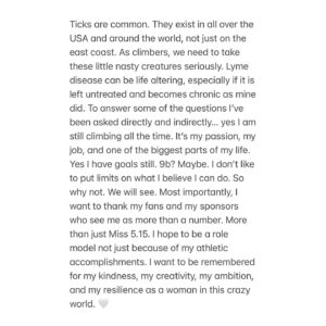 Margo Hayes Instagram - I’ve had this in my drafts for a long time. I hate to show weakness. I have an anti-victim mentality. I value strength… but… I’ve been really sick. Caption is too long to write here, so it’s at the end of the carousel. But let this be a reminder to be kind. We all fight private battles. 🖤 p.s. sending love to anyone else out there who is battling chronic illness and feels alone. so much love to my kindred friends and my family whom have loved me through such a low point and been my anchor. I feel grateful to be in a place where I can start to dream big again. also thanks to those of my fans and sponsors who see me as more than just a 5.15 number. 🤍